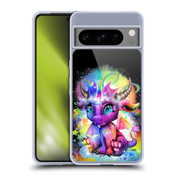 Sheena Pike Dragons Rainbow Lil Dragonz Soft Gel Case for Google Pixel 8 Pro