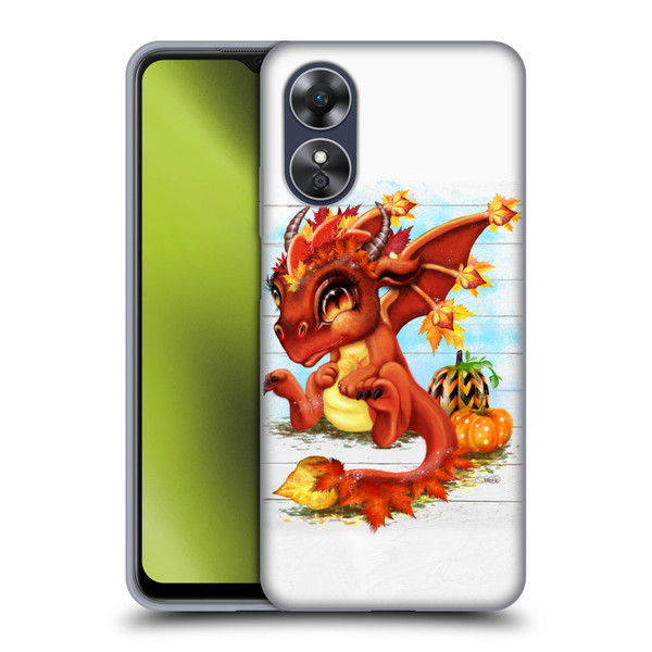 Sheena Pike Dragons Autumn Lil Dragonz Soft Gel Case for OPPO A17