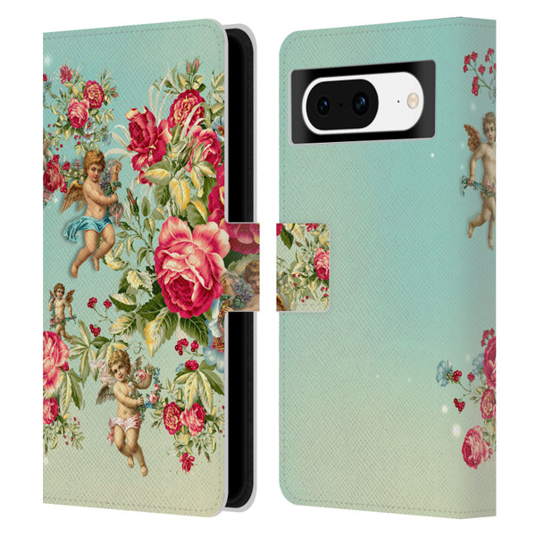 Mark Ashkenazi Florals Roses Leather Book Wallet Case Cover For Google Pixel 8