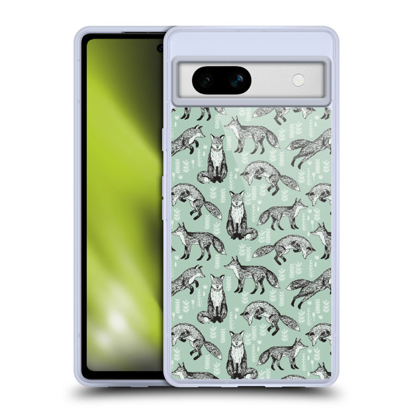 Andrea Lauren Design Animals Fox Soft Gel Case for Google Pixel 7a