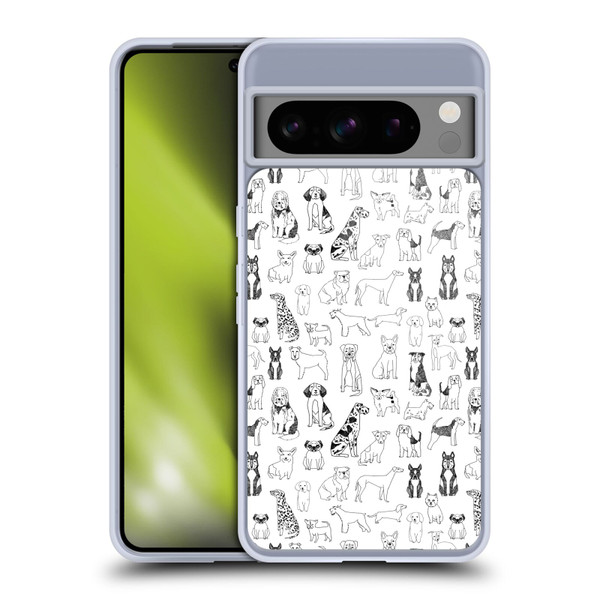 Andrea Lauren Design Animals Canine Line Soft Gel Case for Google Pixel 8 Pro