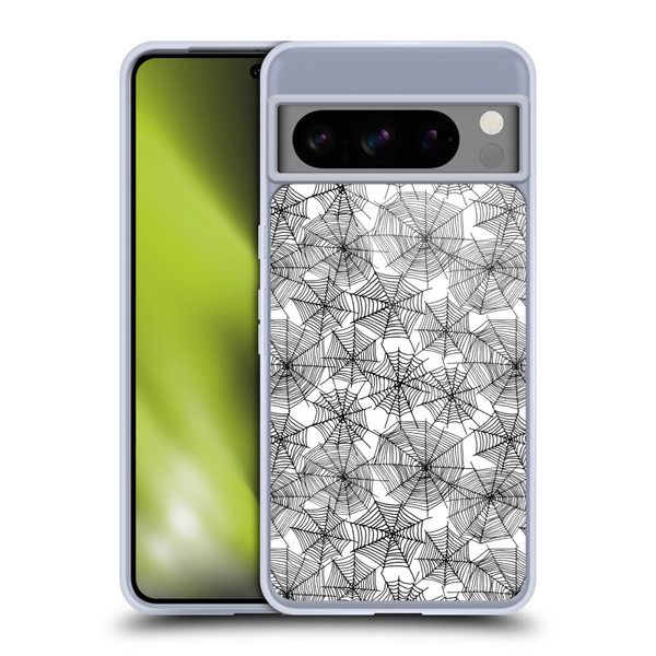 Andrea Lauren Design Assorted Spider Webs Soft Gel Case for Google Pixel 8 Pro