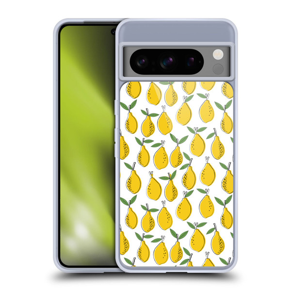 Andrea Lauren Design Food Pattern Lemons Soft Gel Case for Google Pixel 8 Pro
