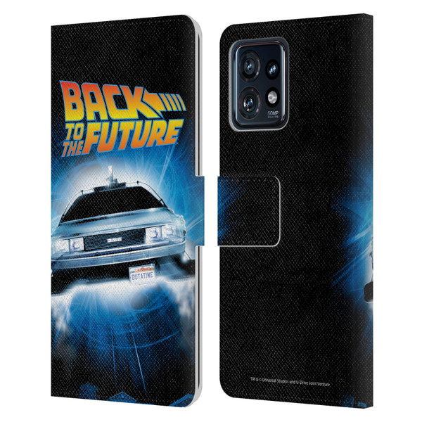 Back to the Future I Key Art Fly Leather Book Wallet Case Cover For Motorola Moto Edge 40 Pro