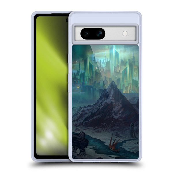 Alyn Spiller Environment Art Northern Kingdom Soft Gel Case for Google Pixel 7a