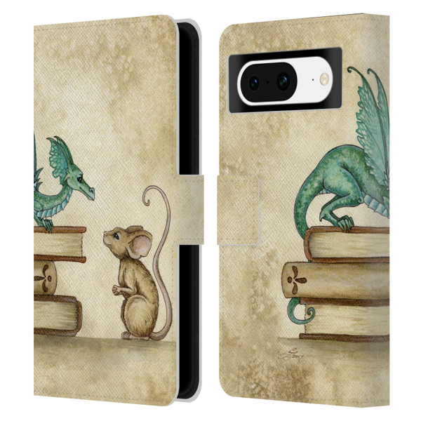 Amy Brown Folklore Curious Encounter Leather Book Wallet Case Cover For Google Pixel 8
