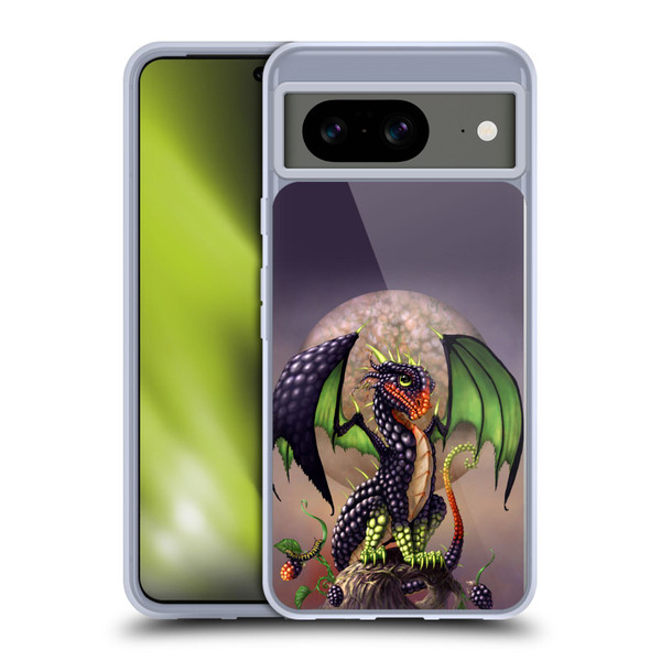 Stanley Morrison Dragons 3 Berry Garden Soft Gel Case for Google Pixel 8