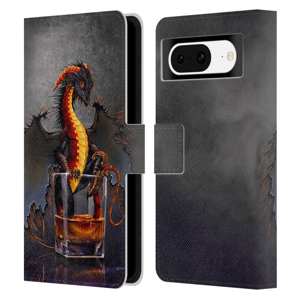 Stanley Morrison Dragons Black Pirate Drink Leather Book Wallet Case Cover For Google Pixel 8