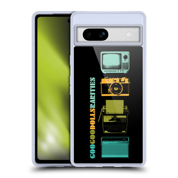 Goo Goo Dolls Graphics Rarities Vintage Soft Gel Case for Google Pixel 7a