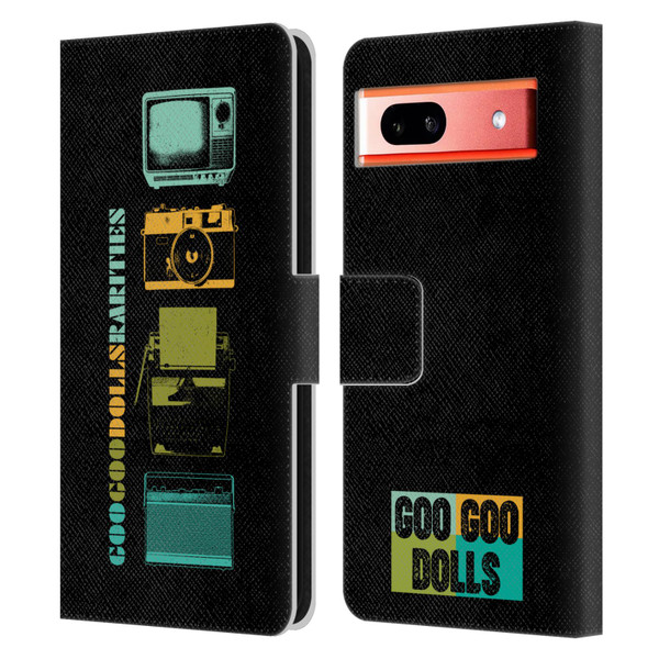 Goo Goo Dolls Graphics Rarities Vintage Leather Book Wallet Case Cover For Google Pixel 7a