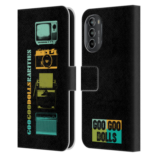 Goo Goo Dolls Graphics Rarities Vintage Leather Book Wallet Case Cover For Motorola Moto G82 5G