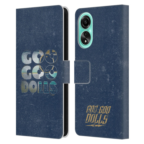 Goo Goo Dolls Graphics Rarities Bold Letters Leather Book Wallet Case Cover For OPPO A78 5G