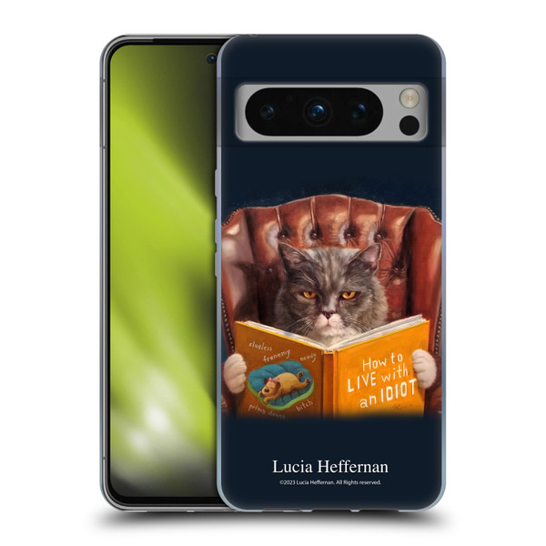 Lucia Heffernan Art Cat Self Help Soft Gel Case for Google Pixel 8 Pro