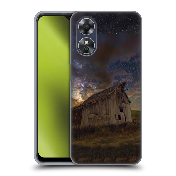 Royce Bair Nightscapes Bear Lake Old Barn Soft Gel Case for OPPO A17