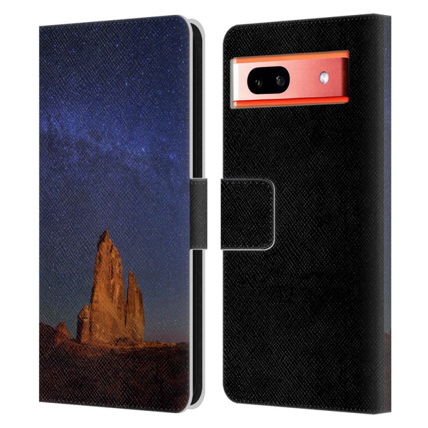 Royce Bair Nightscapes The Organ Stars Leather Book Wallet Case Cover For Google Pixel 7a