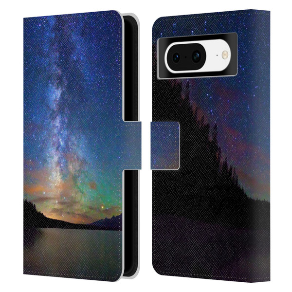 Royce Bair Nightscapes Jackson Lake Leather Book Wallet Case Cover For Google Pixel 8