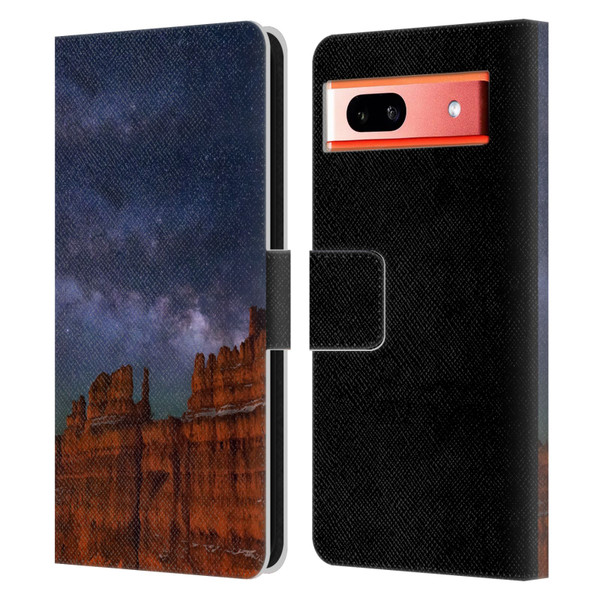 Royce Bair Photography The Fortress Leather Book Wallet Case Cover For Google Pixel 7a