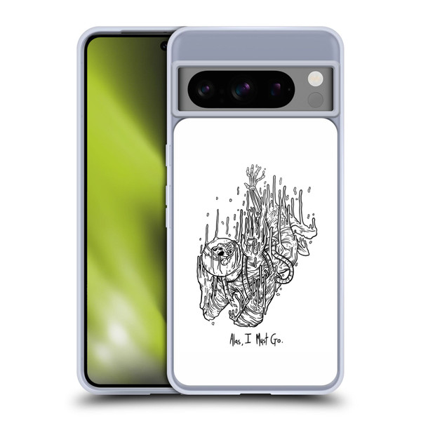 Matt Bailey Art Alas I Must Go Soft Gel Case for Google Pixel 8 Pro