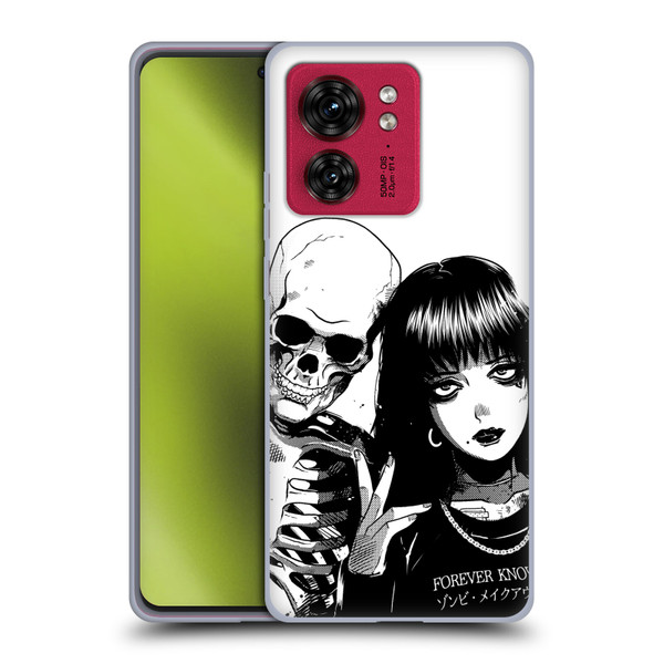 Zombie Makeout Club Art Forever Knows Best Soft Gel Case for Motorola Moto Edge 40