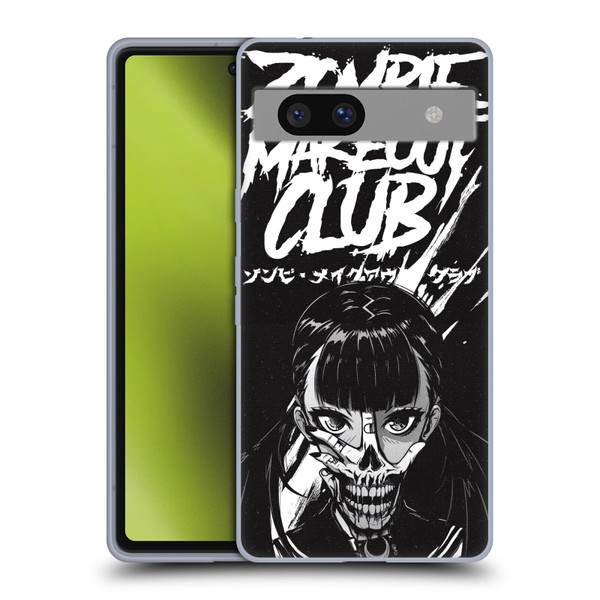Zombie Makeout Club Art Face Off Soft Gel Case for Google Pixel 7a