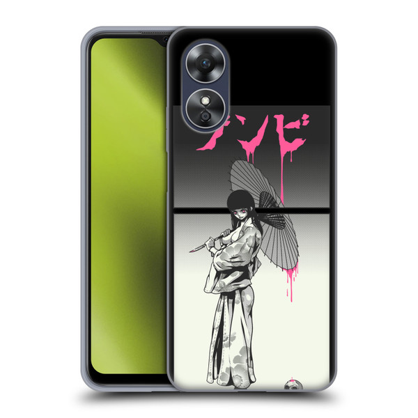 Zombie Makeout Club Art Chance Of Rain Soft Gel Case for OPPO A17
