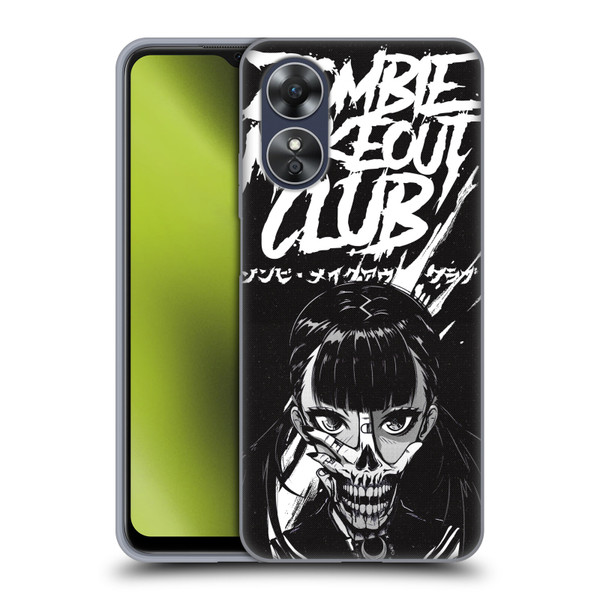 Zombie Makeout Club Art Face Off Soft Gel Case for OPPO A17