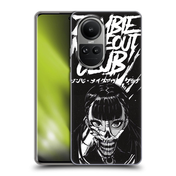 Zombie Makeout Club Art Face Off Soft Gel Case for OPPO Reno10 5G / Reno10 Pro 5G