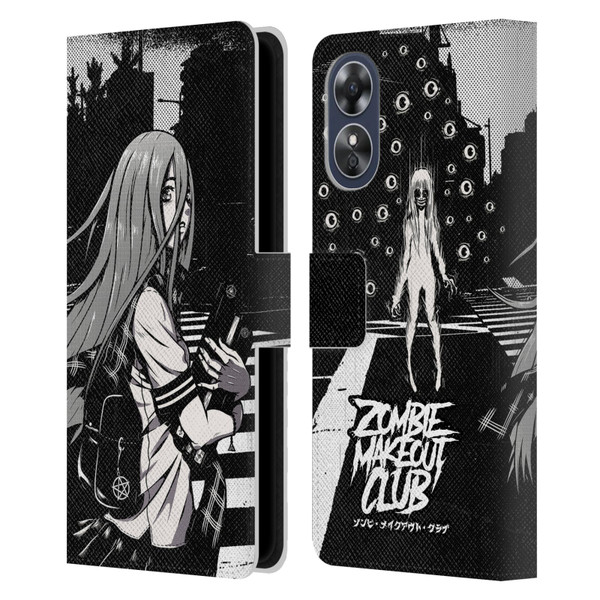 Zombie Makeout Club Art They Are Watching Leather Book Wallet Case Cover For OPPO A17