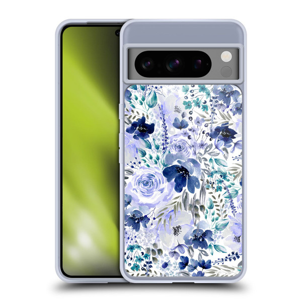 Anis Illustration Bloomers Indigo Soft Gel Case for Google Pixel 8 Pro