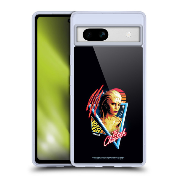 Wonder Woman 1984 80's Graphics The Cheetah Soft Gel Case for Google Pixel 7a