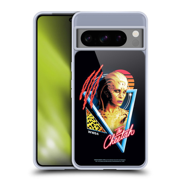Wonder Woman 1984 80's Graphics The Cheetah Soft Gel Case for Google Pixel 8 Pro