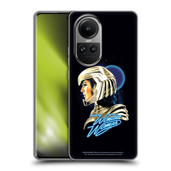 Wonder Woman 1984 80's Graphics Golden Armour 2 Soft Gel Case for OPPO Reno10 5G / Reno10 Pro 5G