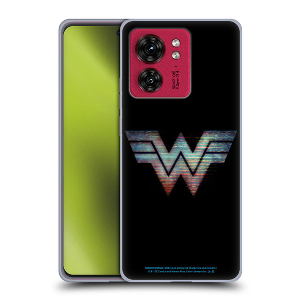 Wonder Woman 1984 Logo Art Main Soft Gel Case for Motorola Moto Edge 40