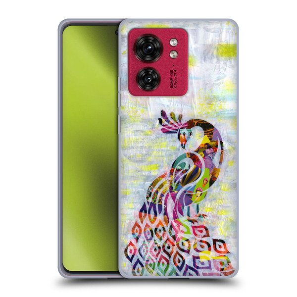Artpoptart Animals Peacock Soft Gel Case for Motorola Moto Edge 40
