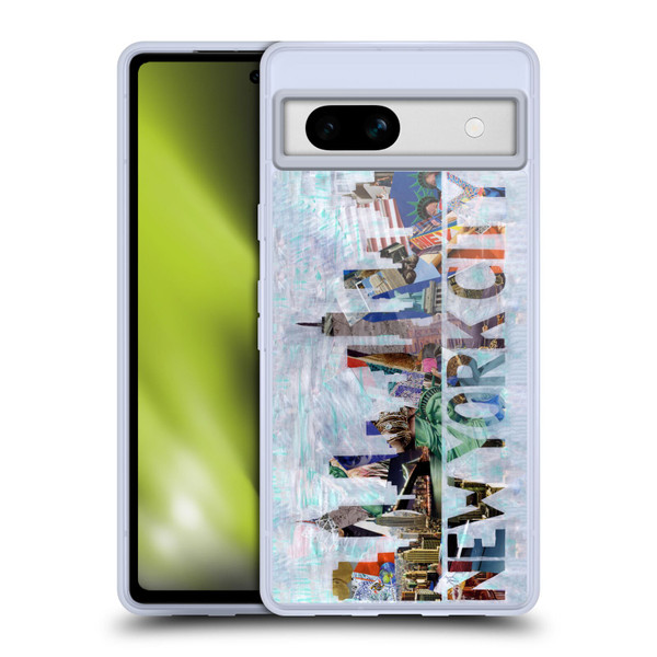 Artpoptart Travel New York Soft Gel Case for Google Pixel 7a