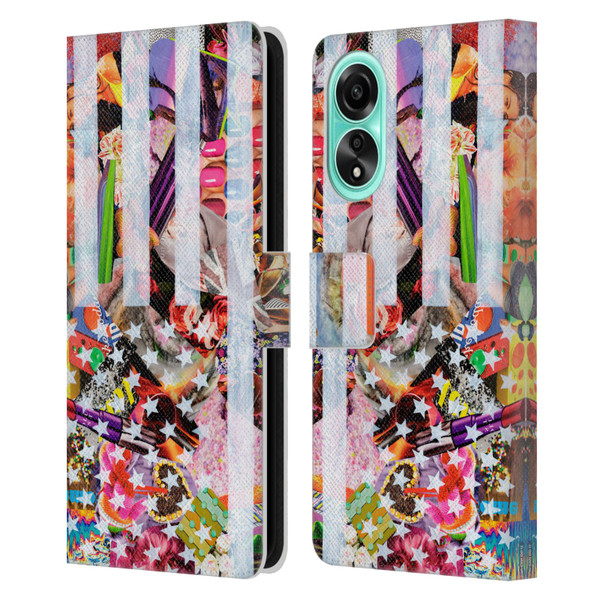 Artpoptart Flags Murican Leather Book Wallet Case Cover For OPPO A78 4G