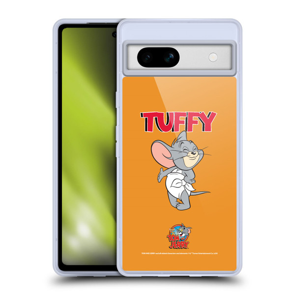 Tom and Jerry Characters Nibbles Soft Gel Case for Google Pixel 7a
