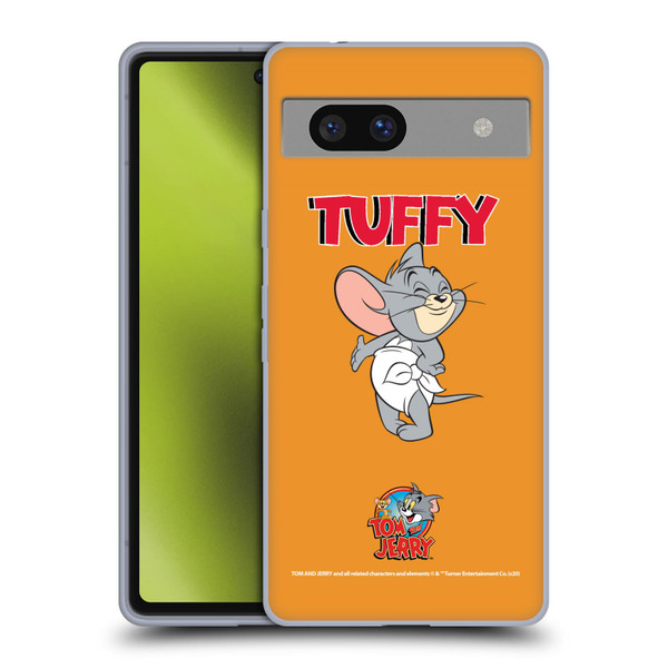 Tom and Jerry Characters Nibbles Soft Gel Case for Google Pixel 7a