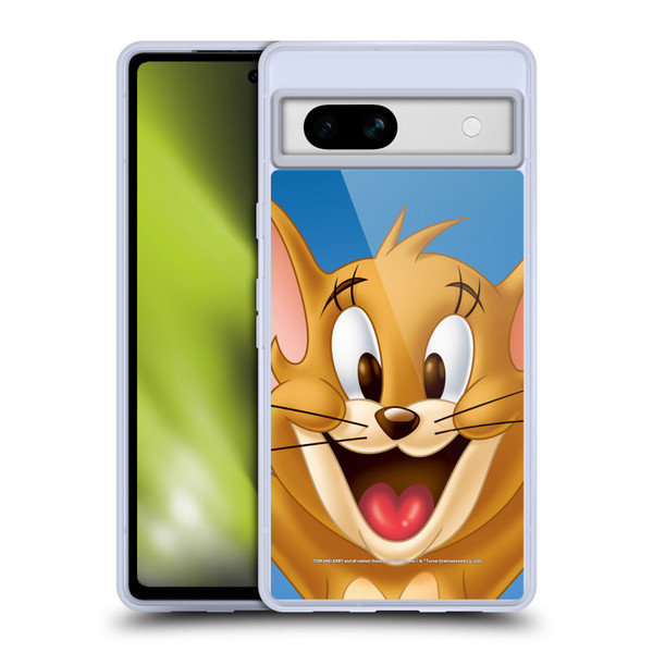 Tom and Jerry Full Face Jerry Soft Gel Case for Google Pixel 7a