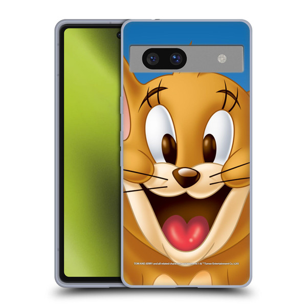 Tom and Jerry Full Face Jerry Soft Gel Case for Google Pixel 7a