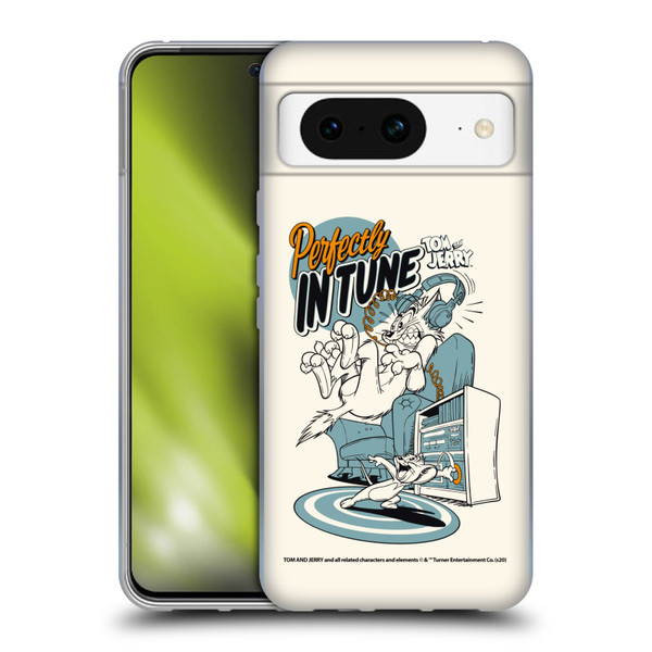 Tom and Jerry Illustration Perfectly In Tune Soft Gel Case for Google Pixel 8