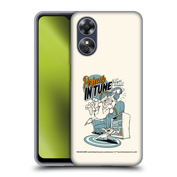 Tom and Jerry Illustration Perfectly In Tune Soft Gel Case for OPPO A17