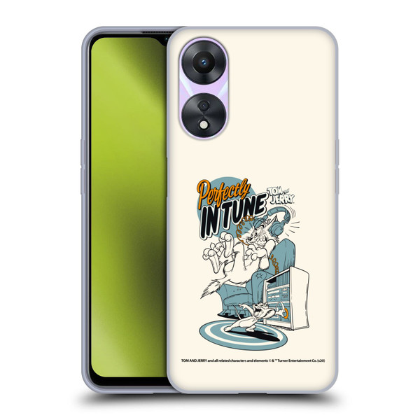 Tom and Jerry Illustration Perfectly In Tune Soft Gel Case for OPPO A78 5G