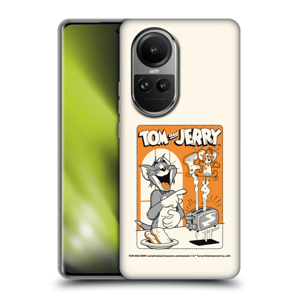 Tom and Jerry Illustration Laugh And Toasted Soft Gel Case for OPPO Reno10 5G / Reno10 Pro 5G