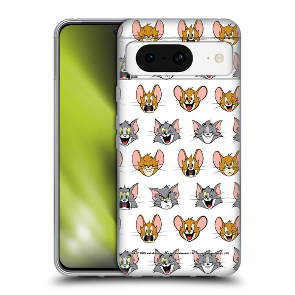 Tom and Jerry Patterns Expressions Soft Gel Case for Google Pixel 8