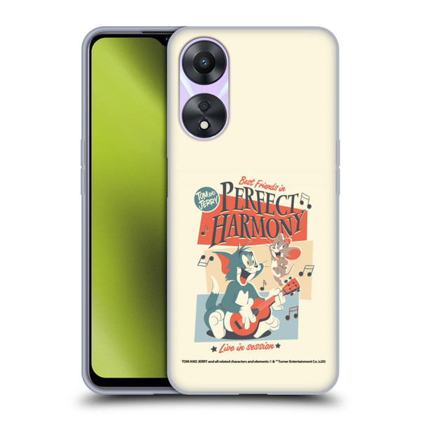 Tom and Jerry Retro Perfect Harmony Soft Gel Case for OPPO A78 5G