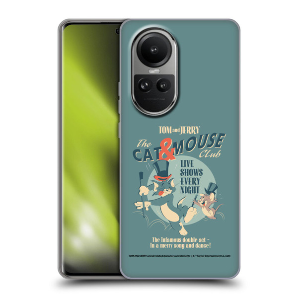 Tom and Jerry Retro Cat & Mouse Club Soft Gel Case for OPPO Reno10 5G / Reno10 Pro 5G