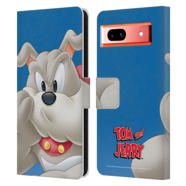 Tom and Jerry Full Face Spike Leather Book Wallet Case Cover For Google Pixel 7a