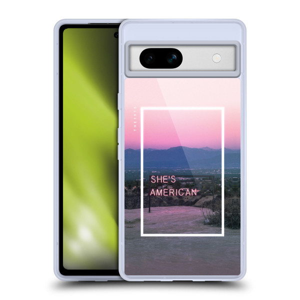 The 1975 Songs She's American Soft Gel Case for Google Pixel 7a