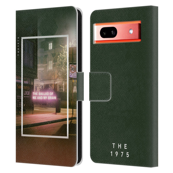 The 1975 Songs The Ballad Of Me And My Brain Leather Book Wallet Case Cover For Google Pixel 7a